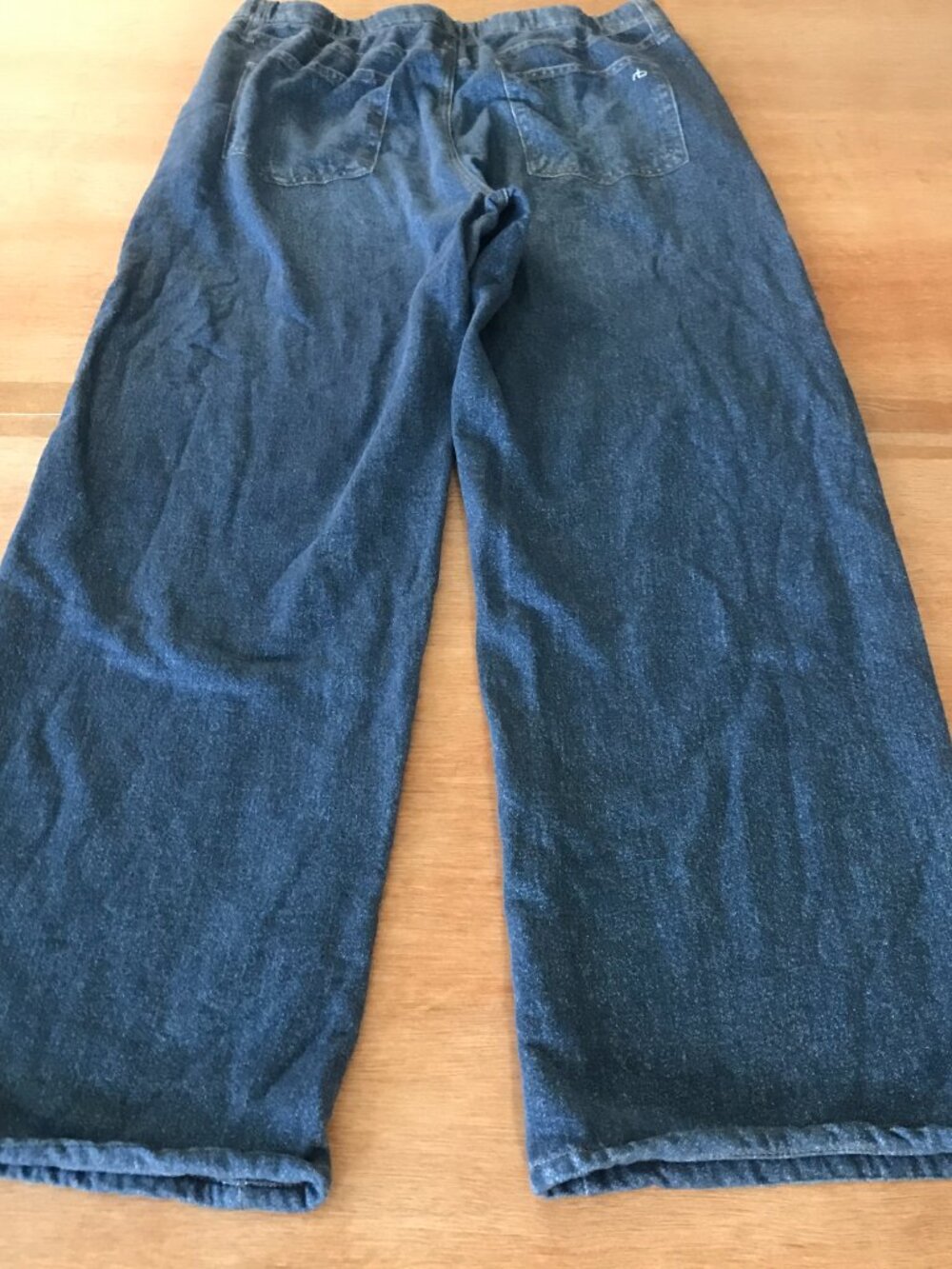 Rag & Bone Miramar Wide Leg Pants Women L Blue High Rise Pocket Pull On Stretch - Picture 2 of 14
